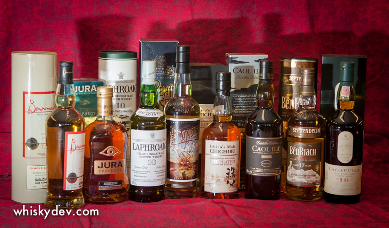 September Whisky Tasting Line-up