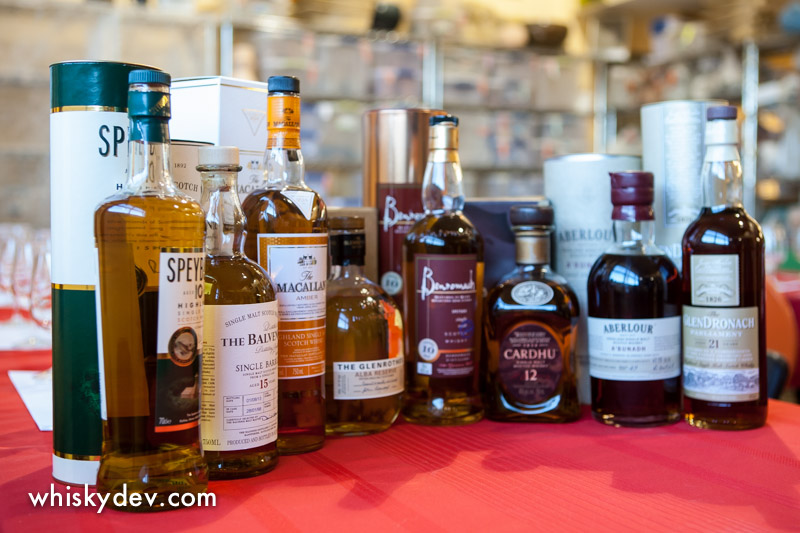 February Whisky Tasting Line-up